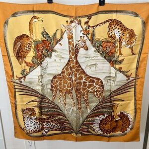 Authentic Ferragamo Silk Scarf